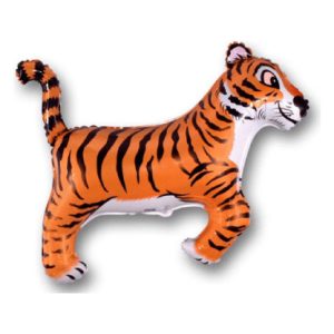Фольгированная фигура шар «Тигр» (91 см)