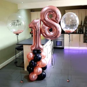 Набор шаров на 18 лет » Сюрприз»