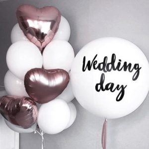 Набор шаров «Wedding day»