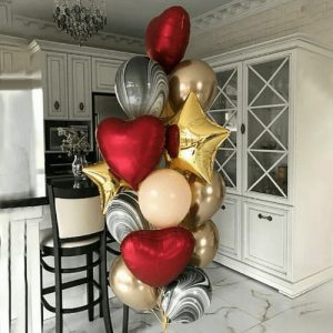 Фонтан шаров «Момент счастья»
