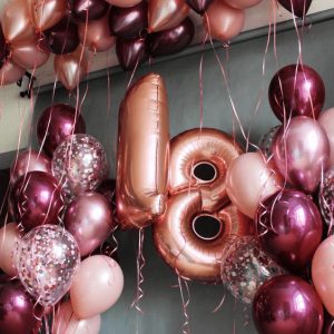 Набор шаров на 18 лет «Девичник»
