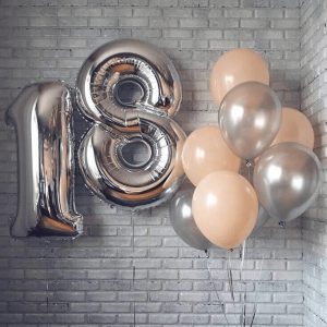 Набор шаров на 18 лет «Доброе утро»