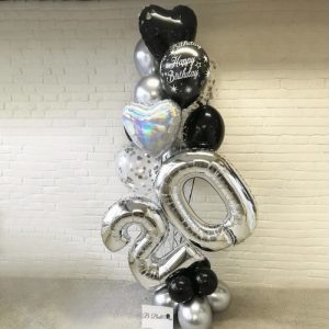 Композиция из шаров «20 лет» на день рождения