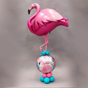 Композиция из шаров «Фламинго»