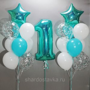 Набор шаров для мальчика «1 годик! «