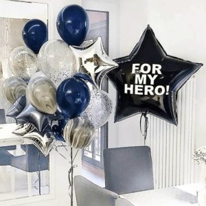 Набор шаров «FOR MY HERO»