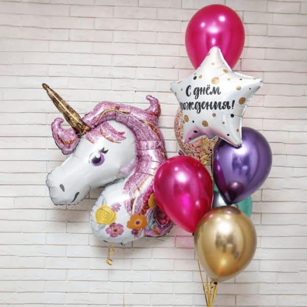 Набор шаров «Милый единорог»