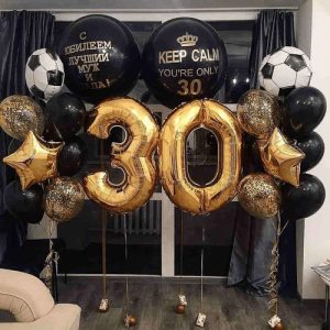 Набор воздушных шаров «Футболисту 30»