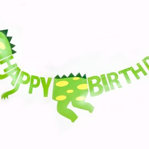 Гирлянда Динозавр, Happy Birthday, 300 см